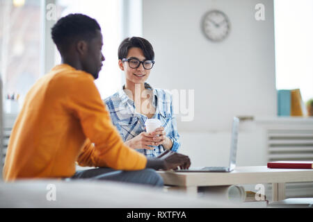 Manager im Büro Stockfoto