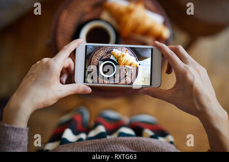 Fotografieren Snack Stockfoto