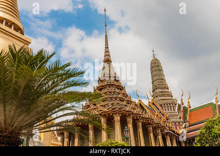 Phra Mondop, der Bibliothek der Tempel des Smaragd Buddha, Grand Palace, Bangkok Stockfoto