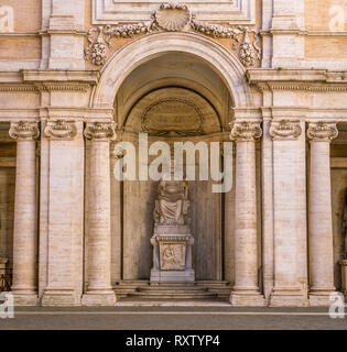 Die Kapitolinischen Museen ist ein Museum mit einer Gruppe von Kunst und der archäologischen Museen auf der Piazza del Campidoglio, der sich an der Oberseite des Kapitolinischen Hil Stockfoto