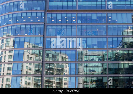 Corporate Gebäude im Detail - Business Konzept Stockfoto