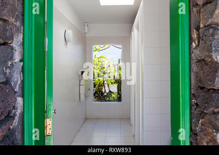 Innenraum und Ausstattung der Stiftung. Kanäle, Lanzarote. Spanien Stockfoto
