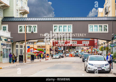 MONTEREY, Kalifornien - 13. Mai 2016: Monterey hat Künstler seit dem späten 19. Jahrhundert und viele berühmte Maler und Schriftsteller angezogen haben gelebt. Stockfoto