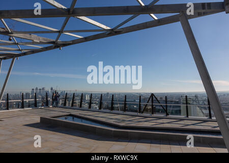 Fen Court Garden, 120 Fenchurch Street, die City, London, UK Stockfoto