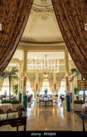 Villa Eugenie Restaurant. Hotel du Palais. Biarritz. Atlantische Pyrenäen Abteilung. Aquitania Region. Labort (lapurdi). Baskenland. Frankreich Stockfoto