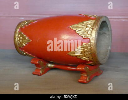 Modell gamelan ochestral Instrument, aus Indonesien, von Sir Stamford Raffles (1781-1826), britischer Staatsmann, Vizegouverneur von Java gesammelt und Gründer von Singapur 1819 Stockfoto