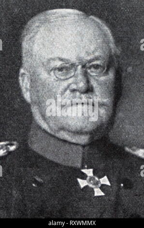 Maximilian 'Max' Wilhelm Gustav Moritz von Prittwitz und Gaffron (1848-1917), Kaiserlich Deutsche Allgemeine. Er kämpfte in den Preußisch-Österreichischen Krieg, der deutsch-französische Krieg und kurz im Ersten Weltkrieg. Stockfoto