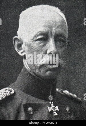 Hermann Christian Wilhelm von strantz (1853-1936), preußischer Offizier, und später General der Infanterie während des Ersten Weltkrieges war er als Empfänger der Pour le Merite. Stockfoto