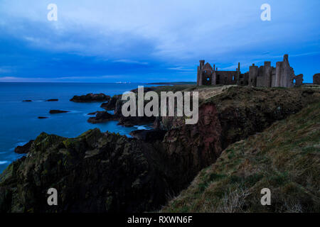 Slains castle Schottland Stockfoto