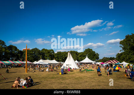 In die Wildnis Festival, Kent, Großbritannien Stockfoto