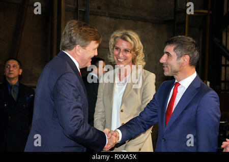 Werkspoorkathedraal, Utrecht. 8. März, 2019. Seine königliche Hoheit König Williem-Alexander nimmt an den Start von "gesunde Jugend Woche" eine fünftägige allgemein Fall. Ac Stockfoto