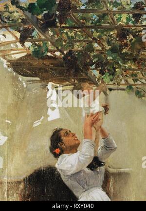 Joaquín Sorolla y Bastida (1863-1923). Pintor Español. La Parra, 1897. Las Mejores. Colección besonderen. Depositado en el Museo Sorolla. Madrid. España. Stockfoto