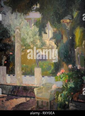 Joaquín Sorolla y Bastida (1863-1923). Pintor Español. Jardín de la Casa Sorolla, 1920. Museo Sorolla. Madrid. España. Stockfoto