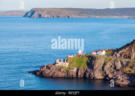 Fort Amherst Leuchtturm von St. John's. St. John's, Neufundland und Labrador, Kanada. Stockfoto