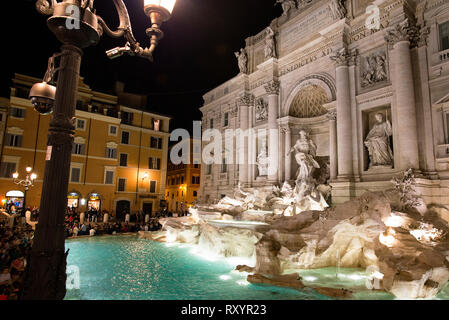 Trevi-Brunnen in Rom, Italien. Stockfoto