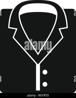 Forensische Labor shirt Symbol. Einfache Abbildung der forensischen Labor shirt Vektor Symbol für Web Design auf weißem Hintergrund Stock Vektor