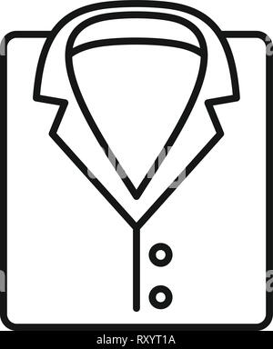 Forensische Labor shirt Symbol. Umrisse forensische Labor shirt Vektor Symbol für Web Design auf weißem Hintergrund Stock Vektor