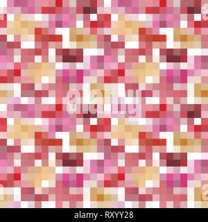 Bug Hand gezeichnet Vektor nahtlose Muster. Golden Gradient, Rot, Pink Ribbon Knoten Abbildung. Geschenk bowknots Zeichnung. Isolierte Haarfarbe Zubehör clipart. Urlaub Geschenkpapier, textile Design Stock Vektor