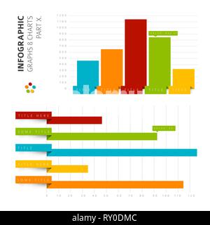 Vektor flache Design Infografik Elemente - 10. Teil meiner Infografik bundle Stock Vektor