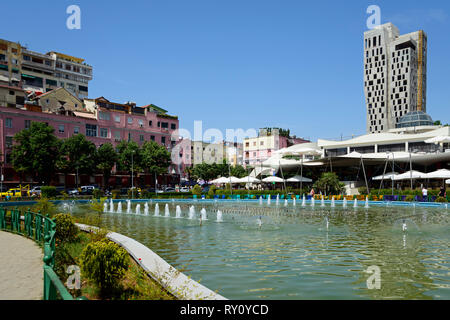 Rinia Park, Tirana, Albanien Stockfoto