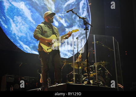 Glasgow, UK. 10 Mär, 2019. Nazar führt auf dem Land zu Land Musikfestival auf der Hydro-Arena in Glasgow. Credit: Colin Fisher/Alamy leben Nachrichten Stockfoto