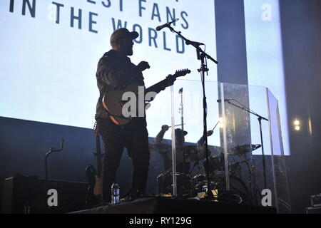 Glasgow, UK. 10 Mär, 2019. Nazar führt auf dem Land zu Land Musikfestival auf der Hydro-Arena in Glasgow. Credit: Colin Fisher/Alamy leben Nachrichten Stockfoto