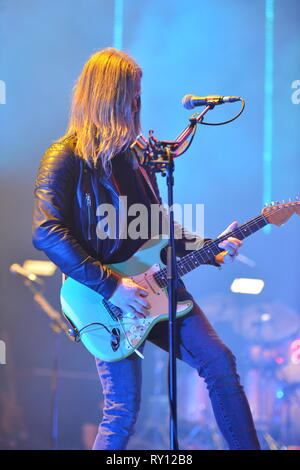 Glasgow, UK. 10 Mär, 2019. Distin Lynch führt auf dem Land zu Land Musikfestival auf der Hydro-Arena in Glasgow. Credit: Colin Fisher/Alamy leben Nachrichten Stockfoto