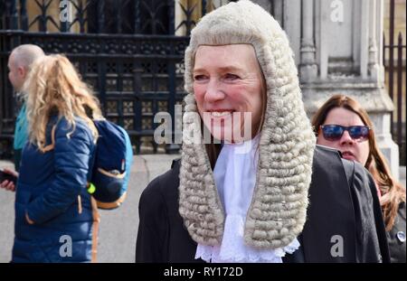 Houses of Parliament, London, UK. 11. Mär 2019. Neue QCs wurden formell an der Seide Zeremonie ernannt. Houses of Parliament, London.UK Credit: michael Melia/Alamy leben Nachrichten Stockfoto