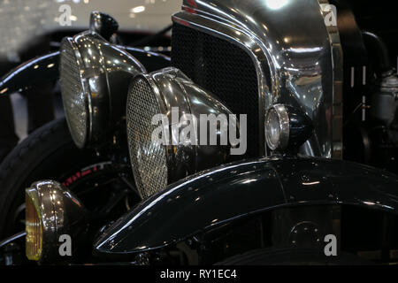 Auto. Details. Teil einer alten Auto close up Stockfoto