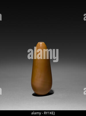 Schnupftabak Flasche, 1644-1911. China, Qing Dynastie (1644-1911). Glas; gesamt: 6,8 cm (2 11/16 in Stockfoto