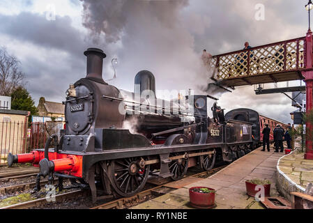 Esat Lancashire railway Feder Dampf Gala 2019. Stockfoto