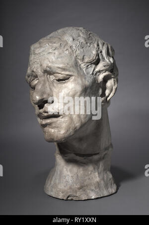 Heroische Leiter Pierre de Wissant, einer der Bürger von Calais, 1886. Auguste Rodin (Französisch, 1840-1917). Gips; gesamt: 85,1 x 61 x 50,8 cm (33 1/2 x 24 x 20 in Stockfoto