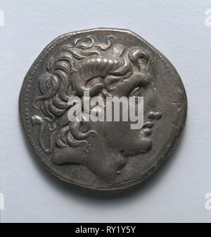 Tetradrachme: Alexander der Große (Vorderseite), 323-281 BC. Griechenland, 4. vorchristlichen Jahrhundert. Silber, Durchmesser: 0,6 cm (1/4 in Stockfoto