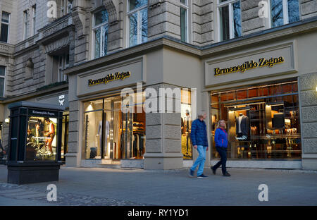 Ermenegildo Zegna, Kurfürstendamm, Charlottenburg, Berlin, Deutschland Stockfoto