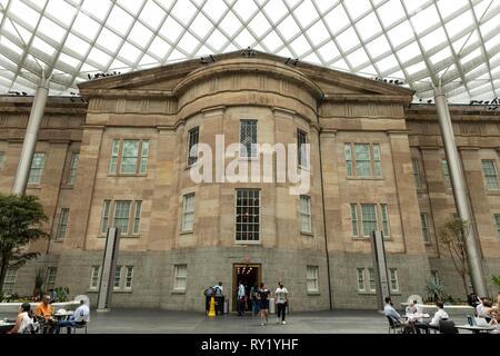 Kogod Innenhof, die National Portrait Gallery. Smithsonian American Art Museum. Washington DC, USA Stockfoto