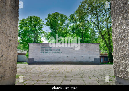 Gedenkstaette Ploetzensee begannen am Vormittag, Huettigpfad, Charlottenburg, Berlin, Deutschland, Plötzensee Stockfoto