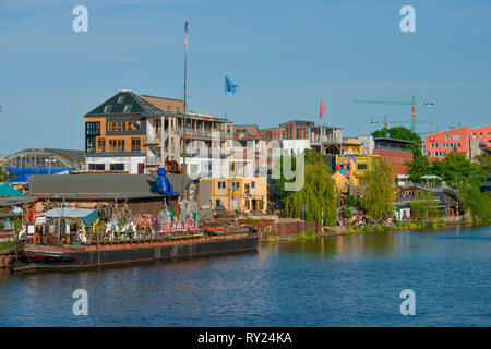 Holzmarkt, Holzmarktstrasse, Friedrichshain, Berlin, Deutschland Stockfoto