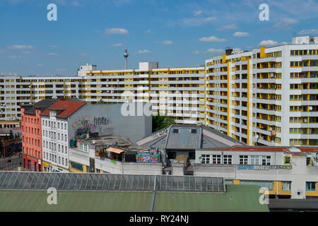 Kreuzberger Zentrum, Kottbusser Tor, Kreuzberg, Berlin, Deutschland Stockfoto