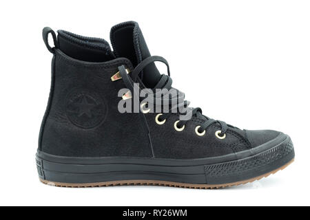 Chuck Taylor All Star winter Schuhe Stockfoto