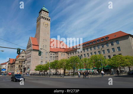 Rathaus Neukölln, Karl-Marx-Straße, Neukölln, Berlin, Deutschland Stockfoto