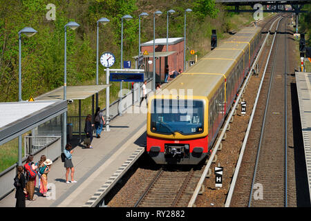 S-Bahnhof Julius-Leber-Bruecke, Schöneberg, Berlin, Deutschland Stockfoto