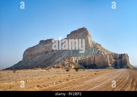 Qeshm Insel in der Straße von Hormuz, südlichen Iran, im Januar 2019 genommen, hdr genommen Stockfoto