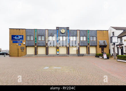 Die oswestry Markthalle auf Bailey Kopf in North Shropshire England Stockfoto