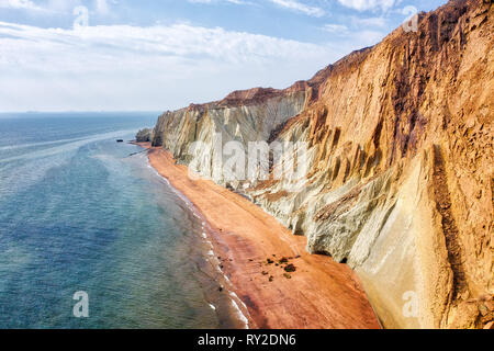 Hormuz Insel im Hormuz gerade, südlich der Iran im Januar 2019 genommen, hdr genommen Stockfoto