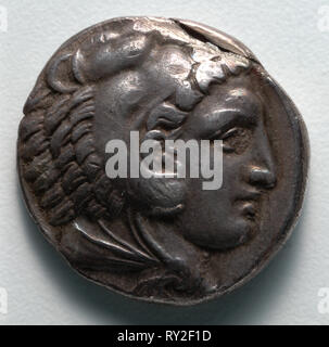 Tetradrachme, 336-323 v. Chr.. Griechenland, Mazedonien, Alexander des Großen. Silber, Durchmesser: 2,6 cm (1 in. Stockfoto