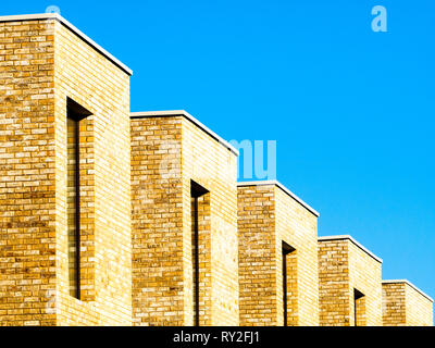 Modernes Apartment Gebäude in Enderby Wharf, Greenwich - South East London, England Stockfoto