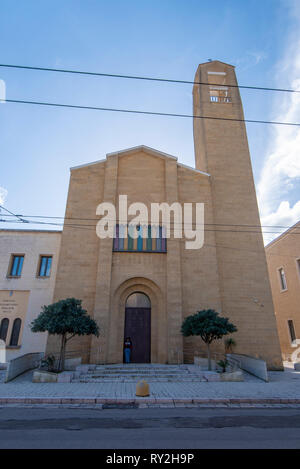 Lecce, Apulien, Italien - Kirche des Heiligen Herzen Jesu (Chiesa DAL PREVAT 2 Sacro Cuore di Gesù). Die Region Apulien Stockfoto