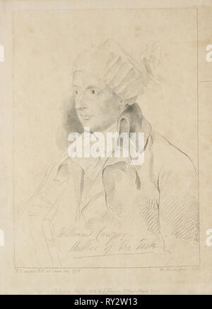 William Cowper, 1802. William Blake (British, 1757-1827). Gravur Stockfoto
