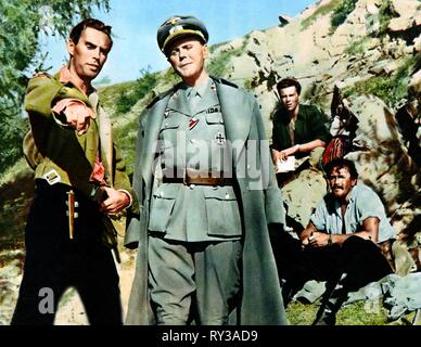 OXLEY, GORING, BOGARDE, CUSACK, KRANKE MET im Mondschein, 1957 Stockfoto