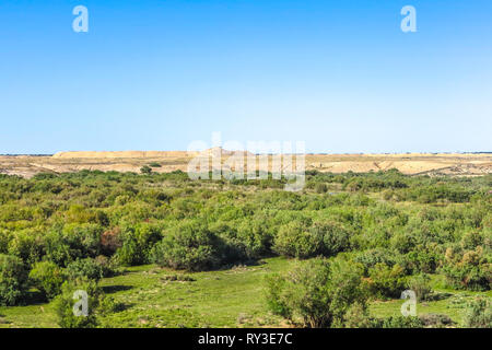 Maria Turkmenistan Gyaur Kala Stadtmauer Festung der Zoroastrier Stockfoto